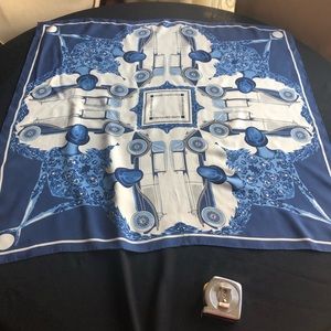 Vintage Mercedes Benz ladies &cars silk scarf